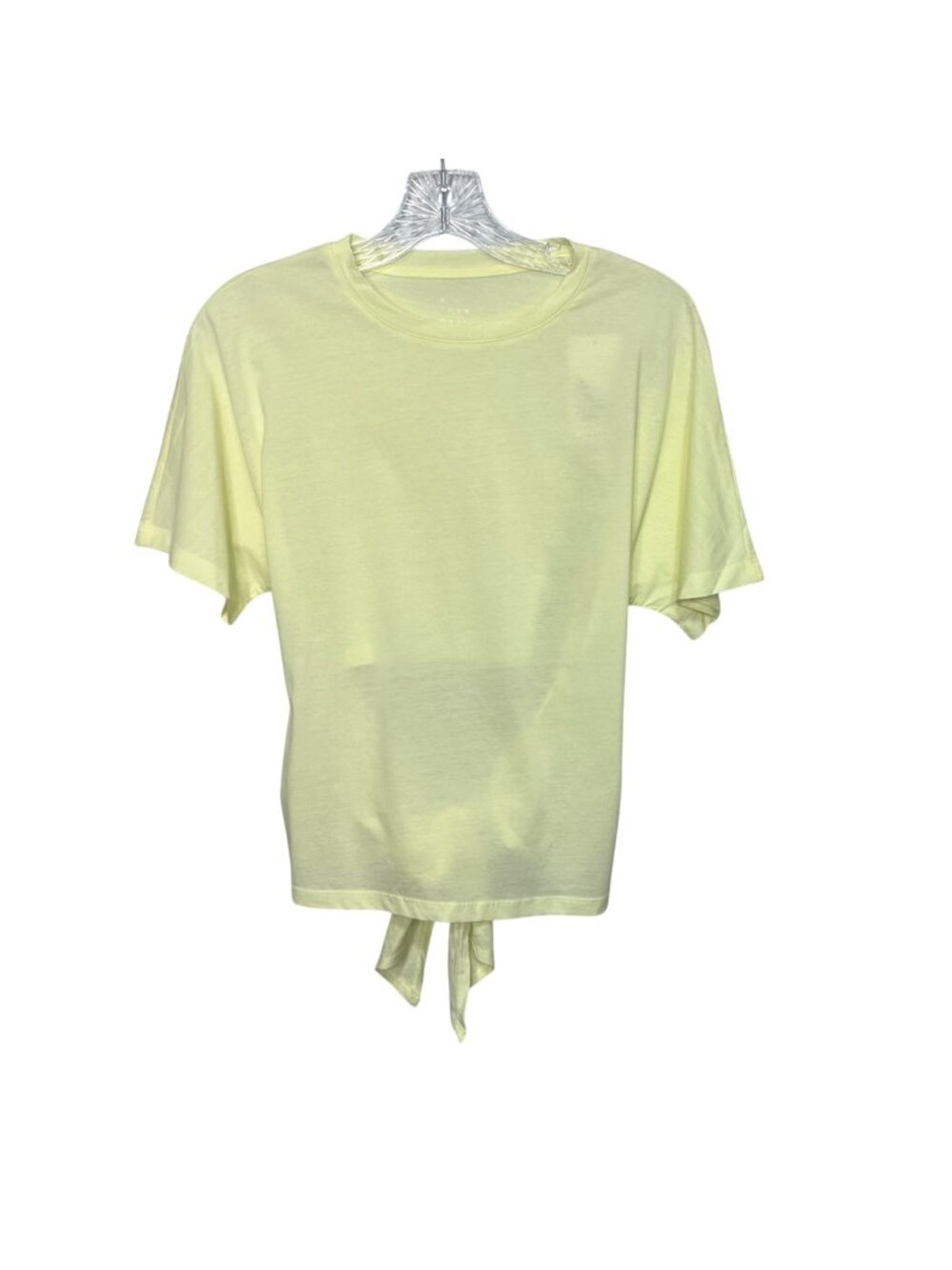 A New Day Tie Back Shirt‎ Top Womens XS Butter Yellow New Summer  Casual